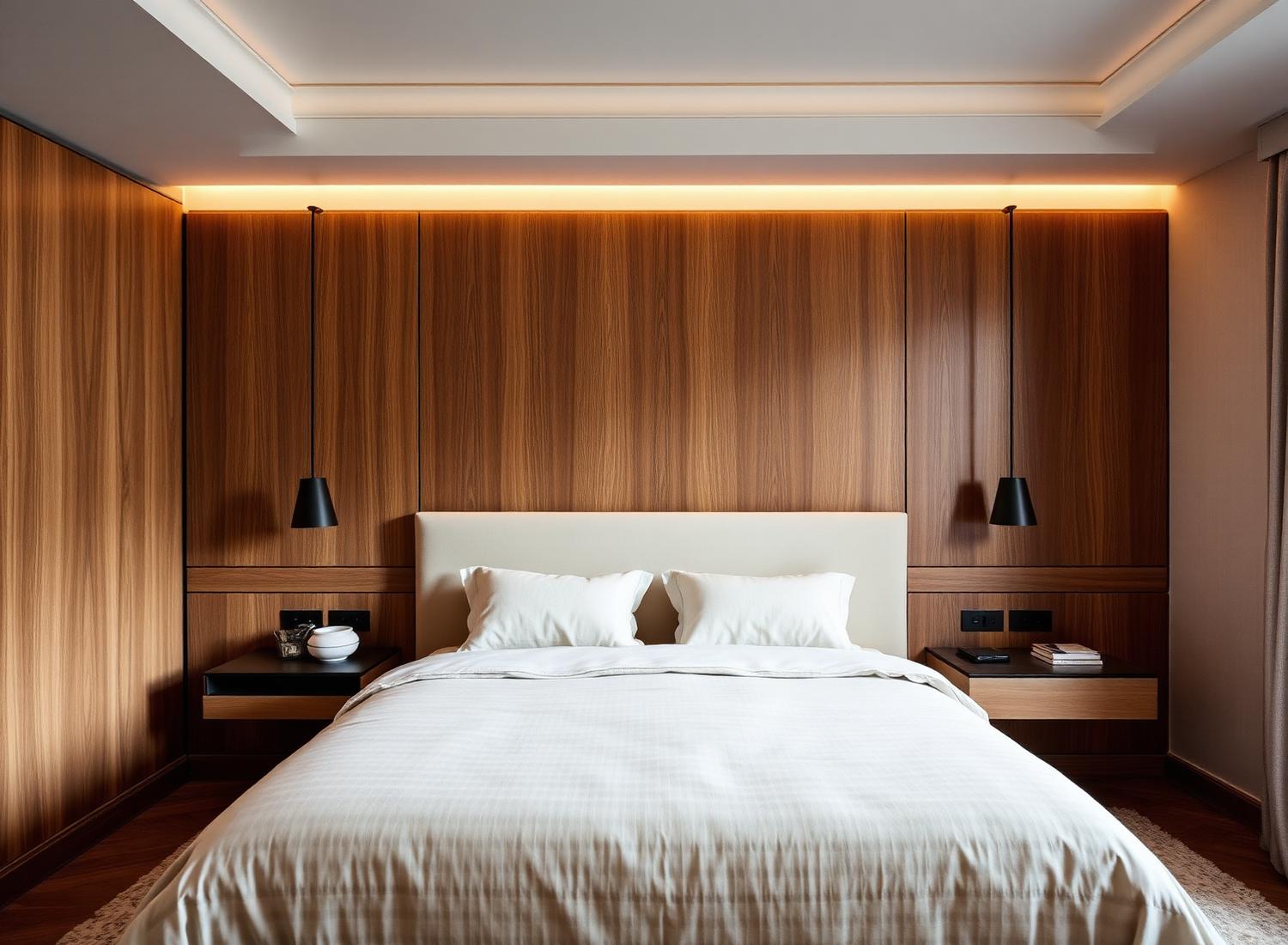 Timber Headboard Room