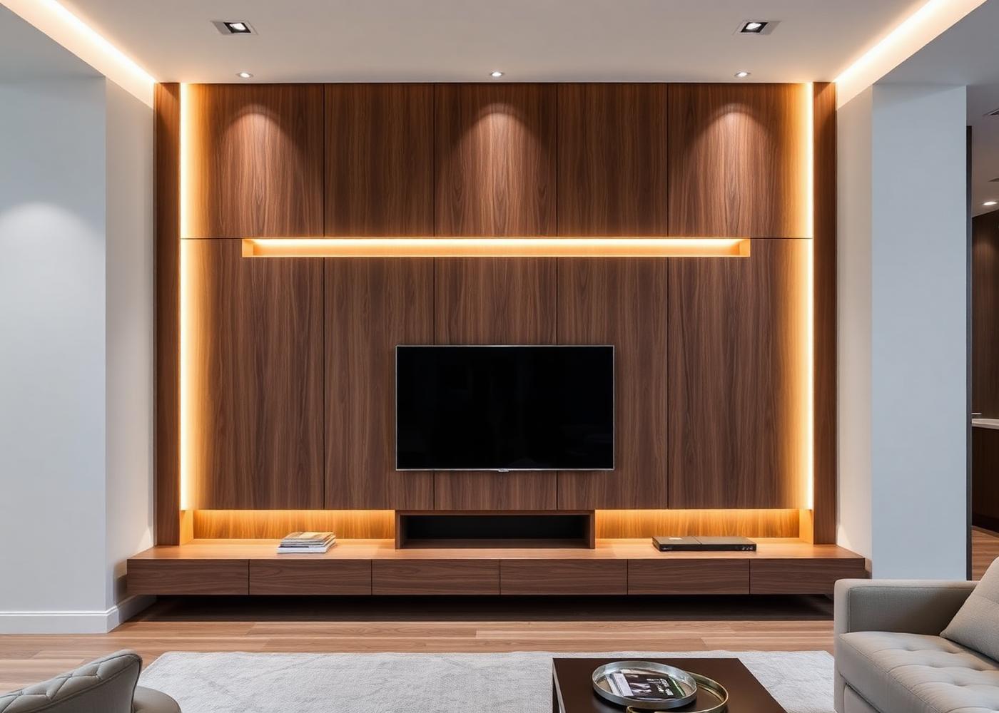 Backlit Media Wall